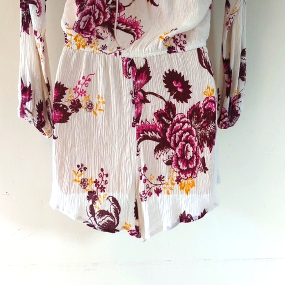 Billabong  Ivory Moonlight Lace-Up Romper - Picture 9 of 15